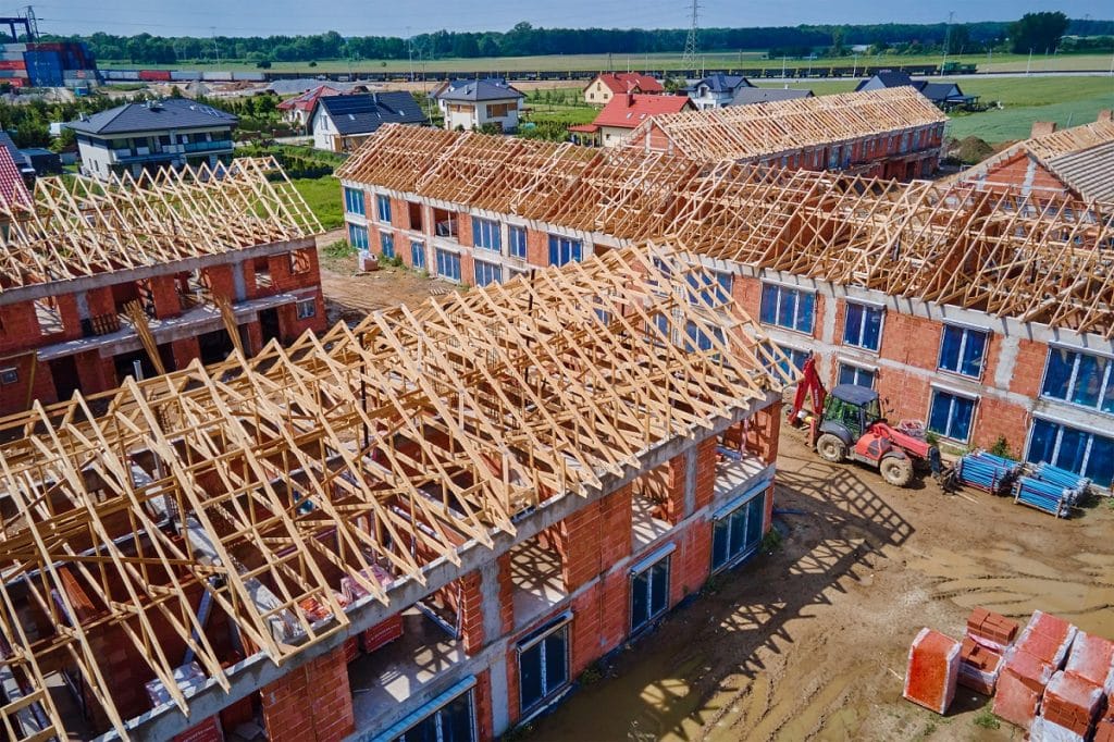 aerial view of new house construction project in s 2025 03 15 02 50 57 utc 1